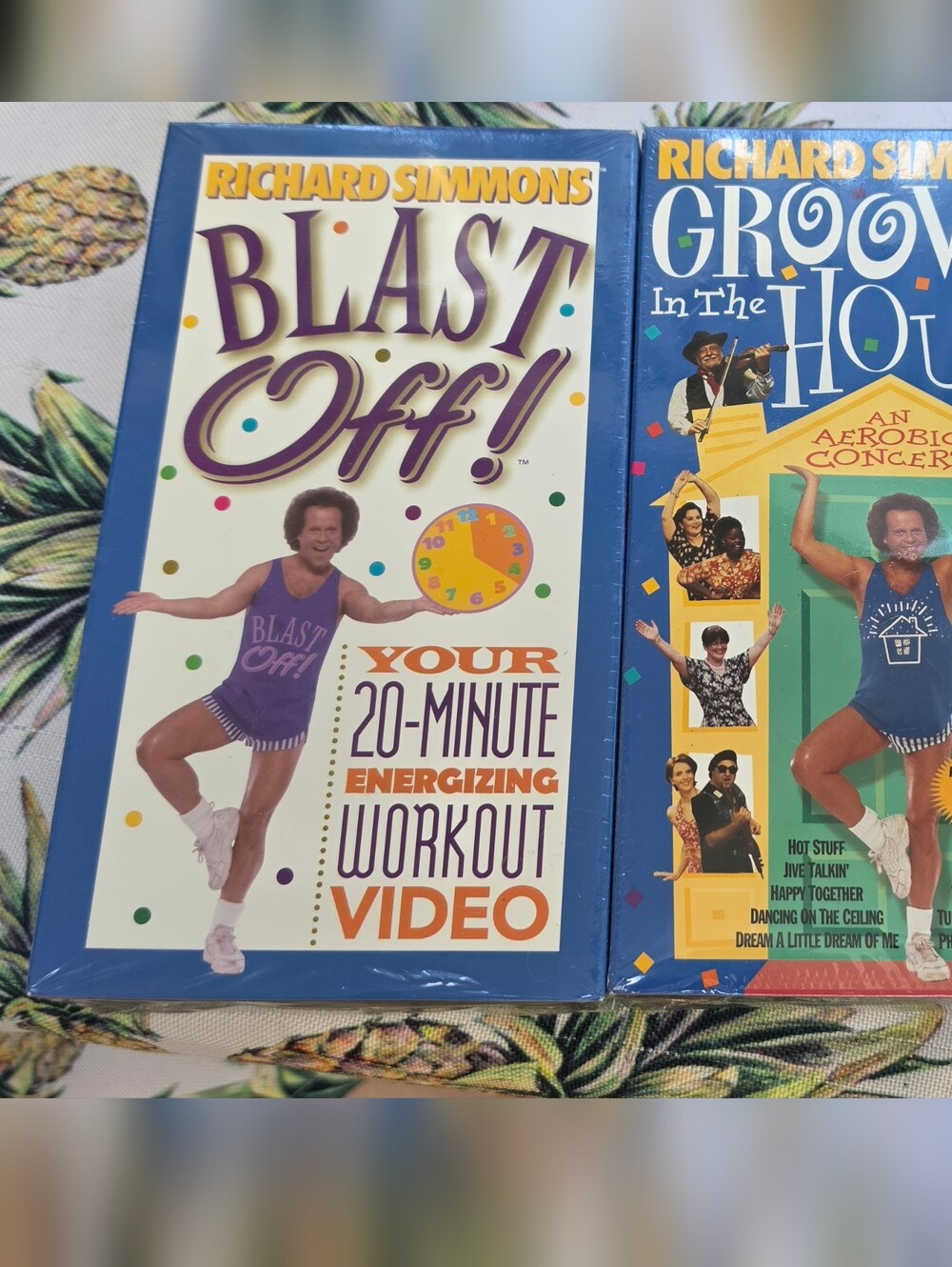 Richard Simmons Sealed VHS Groovin' & Blast Off